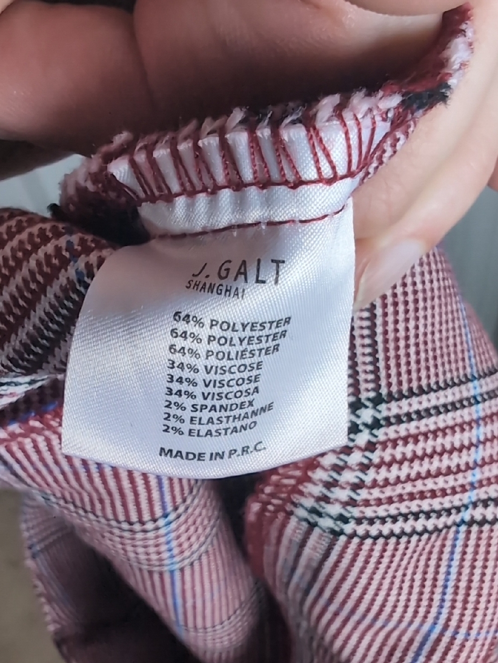 Brandy Melville Pink Cara Plaid Mini Skirt High Waisted Preppy Y2K Coquette OS - Picture 6 of 7